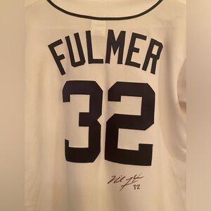 Detroit Tigers Michael Fulmer Game Signed Jersey #32